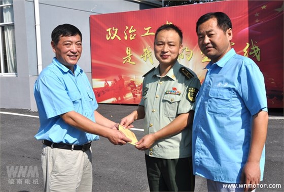 皖南電機建軍節走訪涇縣消防大隊