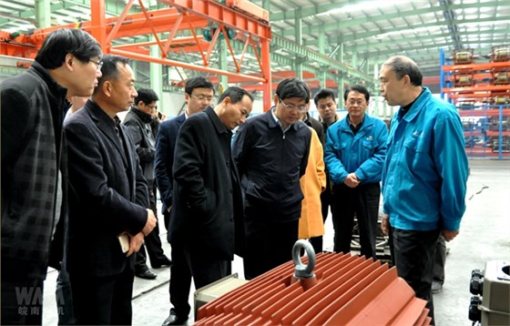 省發改委副主任吳勁松到威能公司調研 省發改委副主任吳勁松到威能公司調研