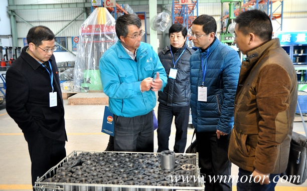 皖南電機:總工程師孫躍向專家介紹電機零部件 皖南電機:總工程師孫躍向專家介紹電機零部件