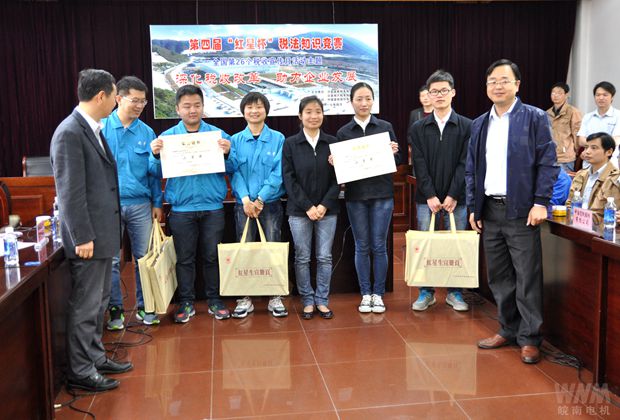 皖南電機代表隊獲得二等獎 皖南電機代表隊獲得二等獎